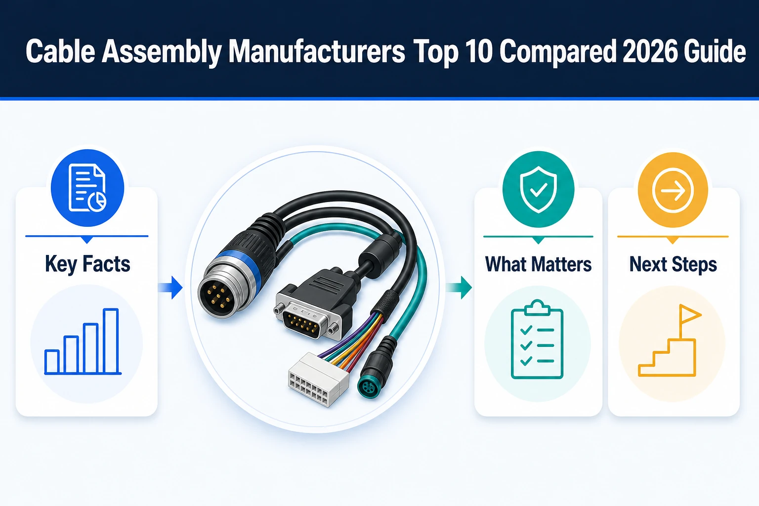 cable assembly manufacturers: top 10 compared (2026 guide)
